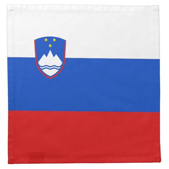 Slovenia Flag Napkin (Front)