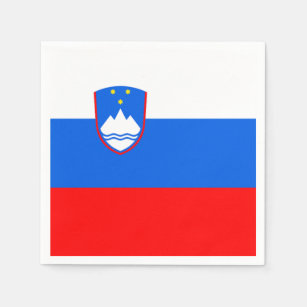 Slovenia Flag Napkins