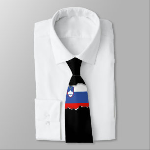 Slovenia Flag Neck Tie