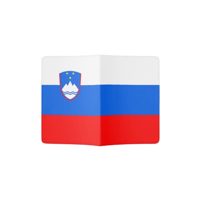 Slovenia Flag Passport Holder (Opened)