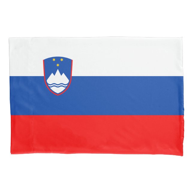 Slovenia Flag Pillow Case (Front)