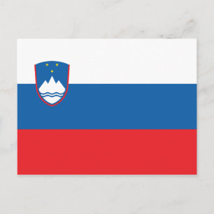 Slovenia Flag Postcard