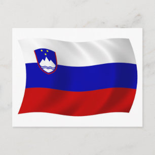 Slovenia Flag Postcard