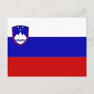 Slovenia Flag Postcard