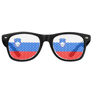 Slovenia Flag Retro Sunglasses