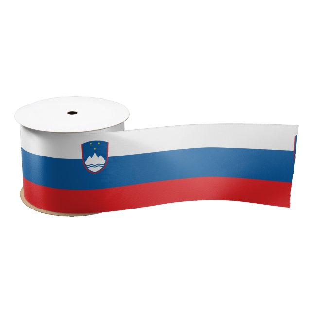 Slovenia Flag Satin Ribbon (Spool)