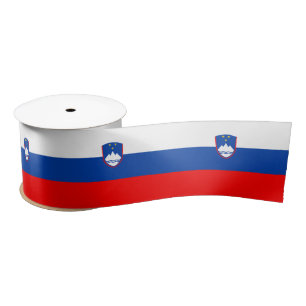 Slovenia Flag Satin Ribbon
