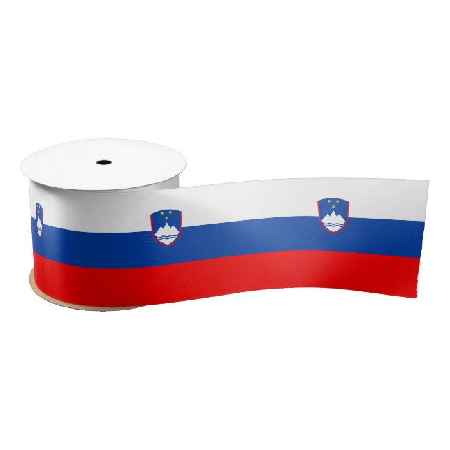 Slovenia Flag Satin Ribbon (Spool)