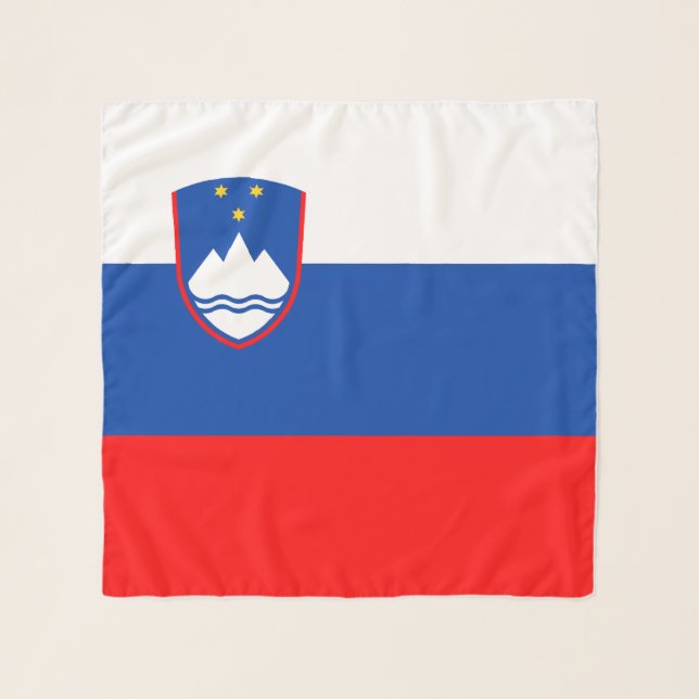 Slovenia Flag Scarf (Front)