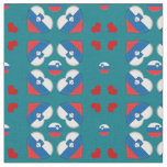 Slovenia Flag &amp; Slovenia Heart fashion Fabric