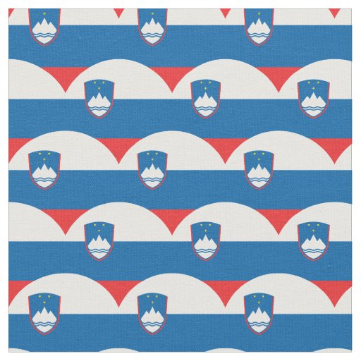 Slovenia Flag & Slovenia Trendy Fabric /fashion