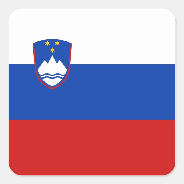 Slovenia Flag Sticker (Front)
