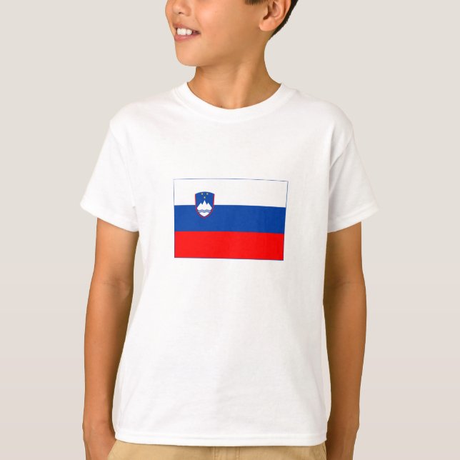 Slovenia Flag T-Shirt (Front)