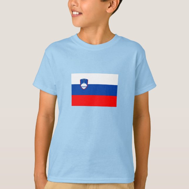 Slovenia Flag T-Shirt (Front)