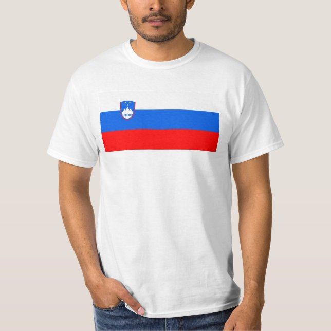 Slovenia Flag T-Shirt (Front)