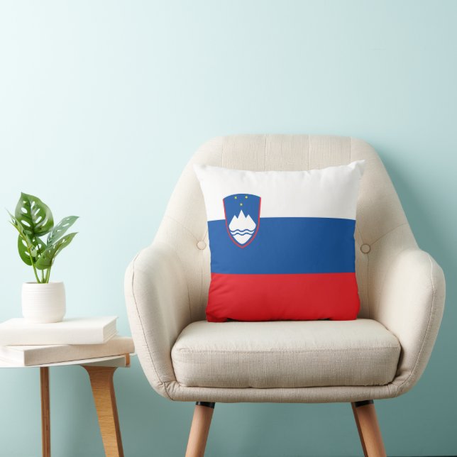 Slovenia flag throw pillow (Chair)