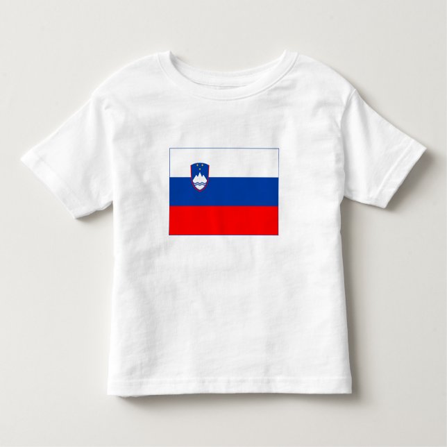 Slovenia Flag Toddler T-shirt (Front)