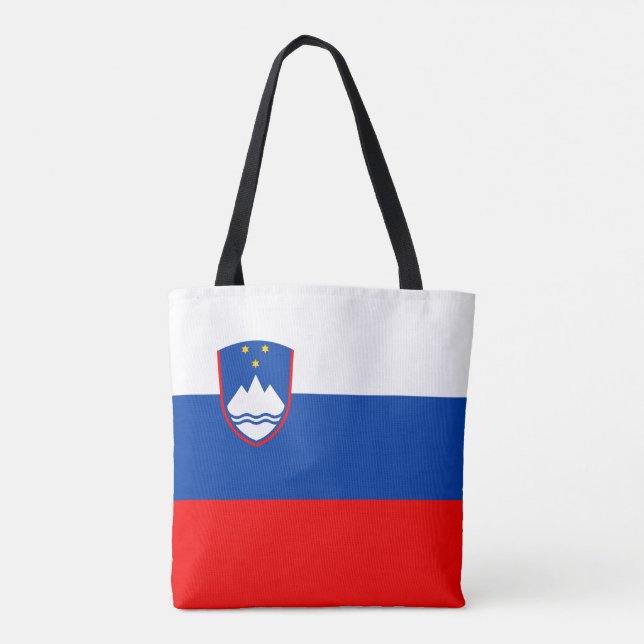Slovenia Flag Tote Bag (Back)