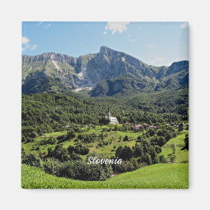 Slovenia landscape photograph magnet
