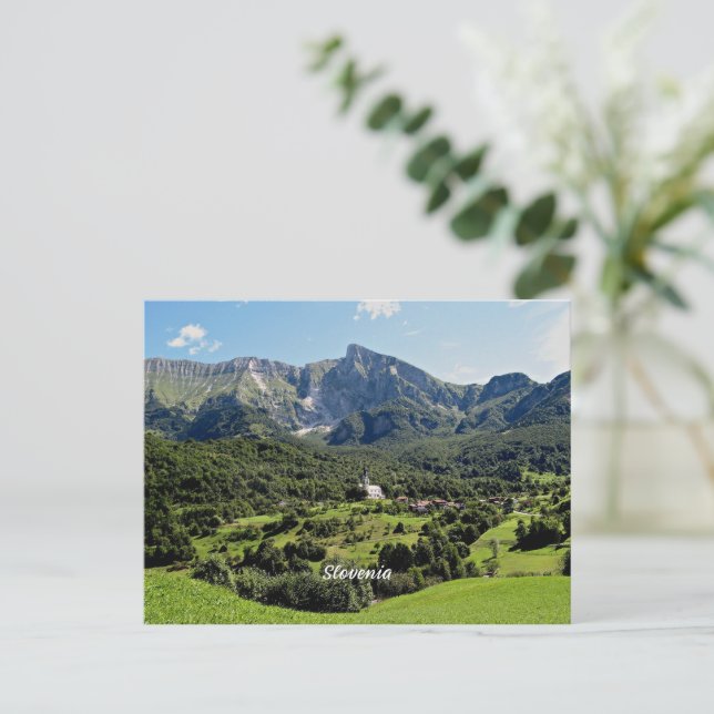 Slovenia landscape photograph postcard (Standing Front)