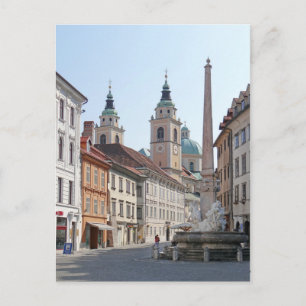 Slovenia - Ljubljana - Carniole Fountain (1751) Postcard