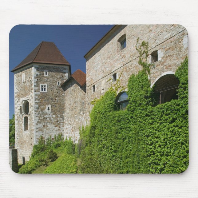 SLOVENIA, Ljubljana: Castle Hill / Ljubljana Mouse Pad (Front)