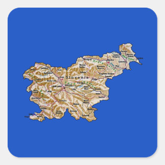 Slovenia Map Sticker