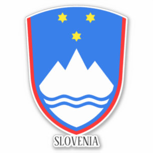 Slovenia National Coat Of Arms Patriotic Sticker
