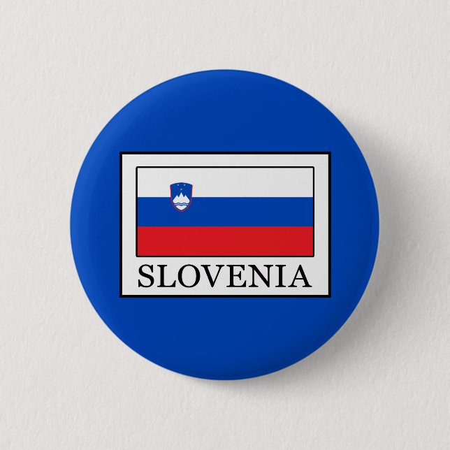 Slovenia Pinback Button (Front)