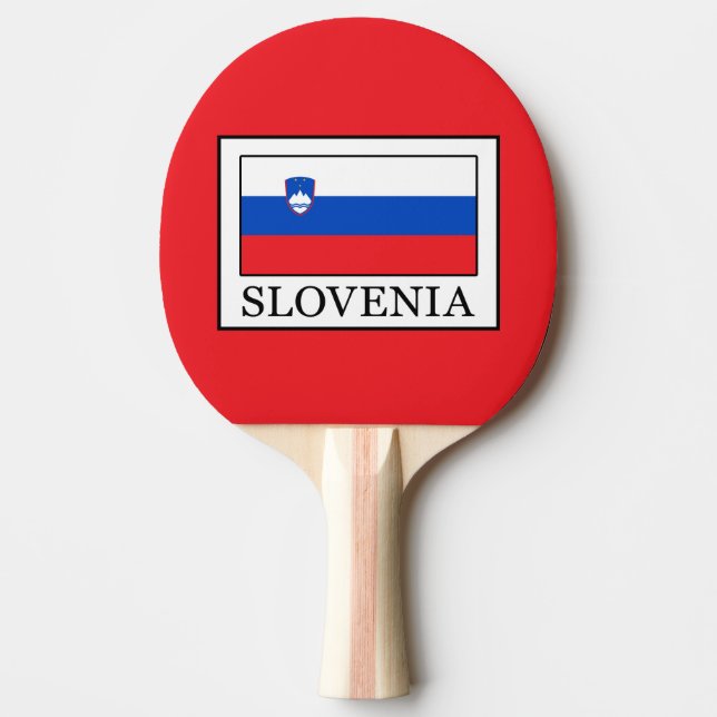 Slovenia Ping-Pong Paddle (Front)