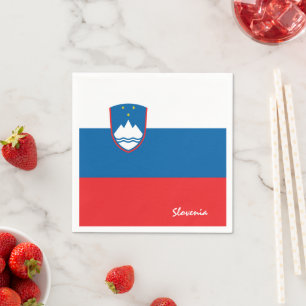 Slovenia & Slovenia Flag party fashion /sport fans Napkins