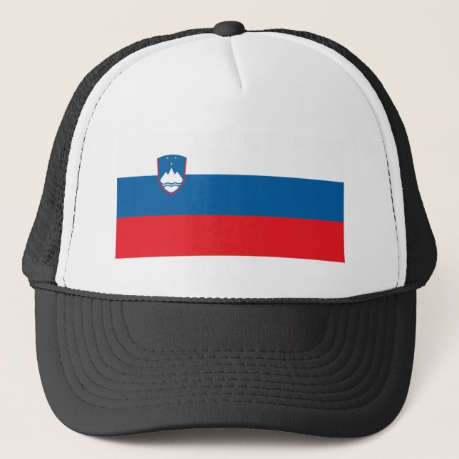 Slovenia - Slovenia Flag Trucker Hat (Front)