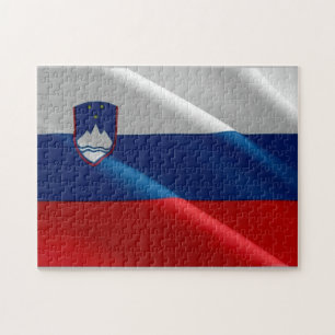 Slovenia - Slovenian Waving Flag - Jigsaw Puzzle