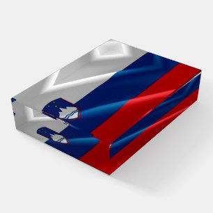Slovenia - Slovenian Waving Flag - Paperweight