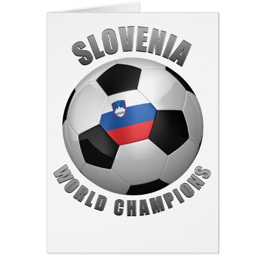 SLOVENIA SOCCER CHAMPIONS CARD