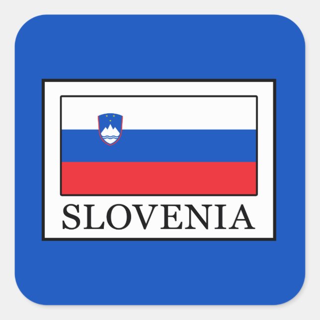 Slovenia Square Sticker (Front)
