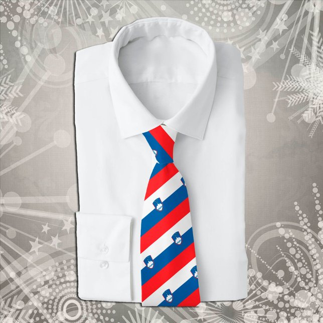 Slovenia Ties, fashion Slovenia Flag business Neck Tie (Creator Uploaded)