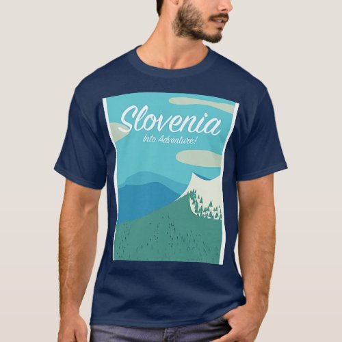 Slovenia Travel poster T_Shirt
