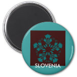 Slovenian Carnations Magnet