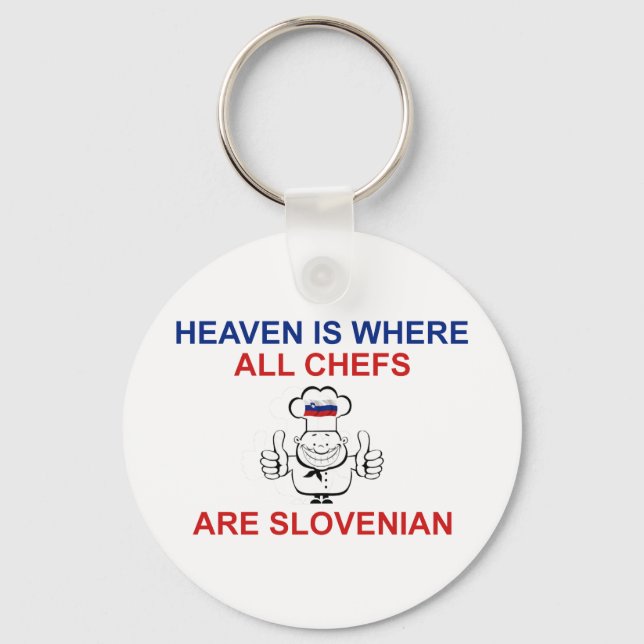 Slovenian Chefs Keychain (Front)