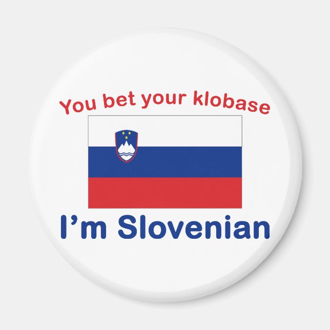 Slovenian Klobase Magnet (Front)