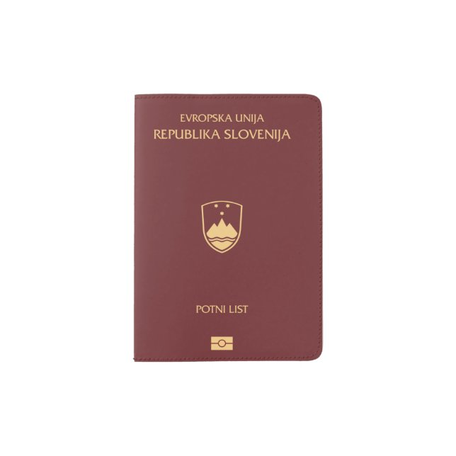 Slovenian Passport Holder (Front)