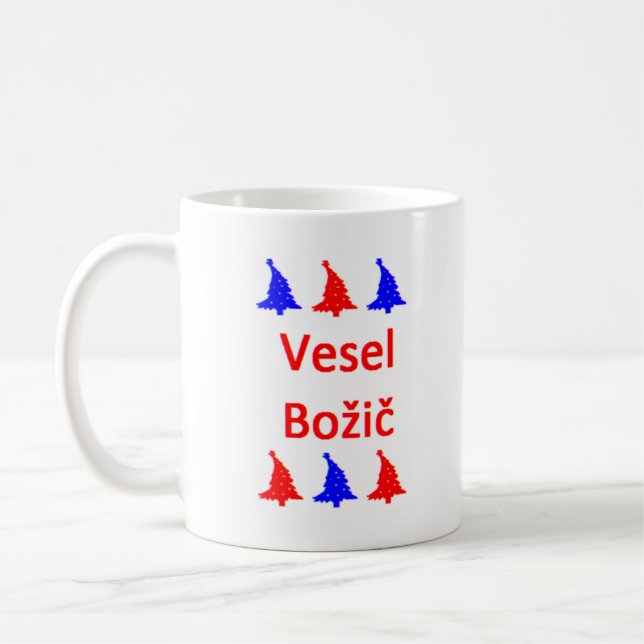 slovenian vesel bozic coffee mug (Left)