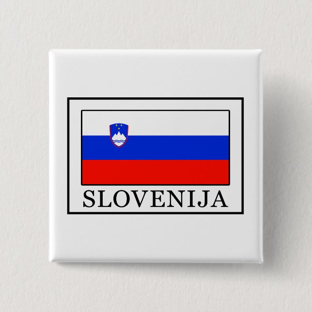 Slovenija Button (Front)