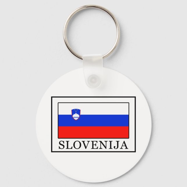 Slovenija Keychain (Front)