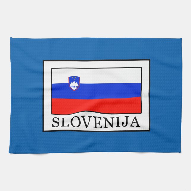 Slovenija Kitchen Towel (Horizontal)