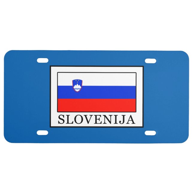 Slovenija License Plate (Front)