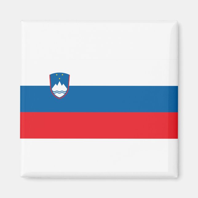 Slovenija - Slovenia Flag Magnet (Front)