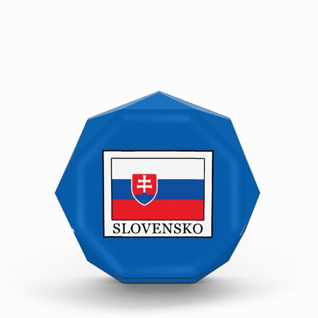 Slovensko Acrylic Award (Front)