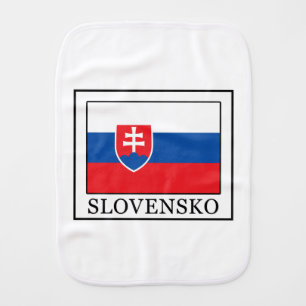 Slovensko Baby Burp Cloth